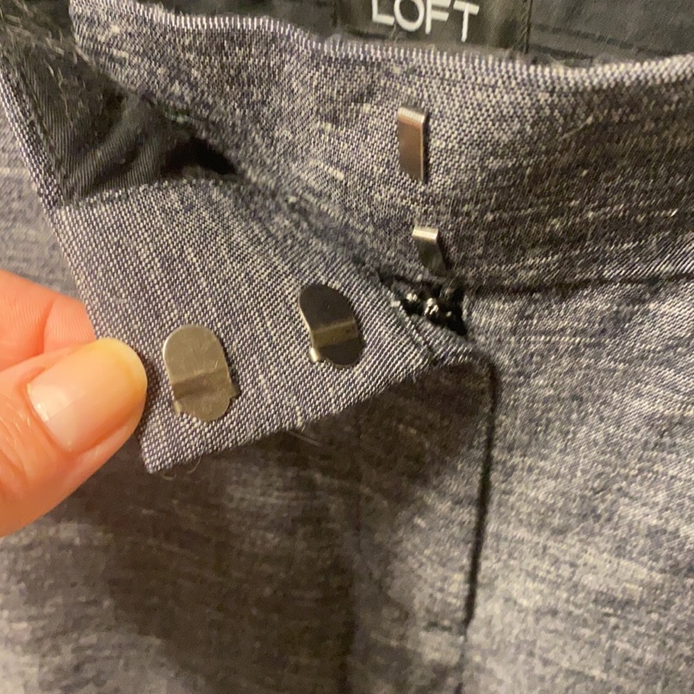 Loft Marisa Chambray pants - Picture 2 of 5